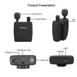 IROGER Hearing Amplifier Rechargeable Hearing Device with Standard Headphone Personal Sound Amplifier PSAP for Ears,Seniors,Directional Microphone