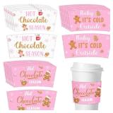 Jingmore 36 Pcs Hot Cocoa Bar Coffee Cup Sleeves Baby It