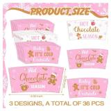 Jingmore 36 Pcs Hot Cocoa Bar Coffee Cup Sleeves Baby It