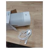 Small Humidifier for Plant, Cool Mist Mini Humidifiers for Bedroom, Desk Personal Humidifiers for Indoor Office Car, Portable Humidifier for Travel -White 400ml