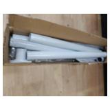 CorkLatta White Shower Curtain Rod 31 to 68 Inch,1 Inch Diameter Adjustable Spring Tension Stainless Steel Telescoping Rod,Easy Install,No Rust