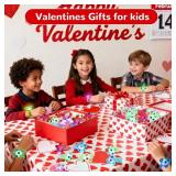 SCIONE 24 Pack LED Light Up Fidget Spinner Bracelets, Glow in The Dark Party Favors for Kids 4-8 8-12, Treasure Box Toys, Birthday Gifts, Carnival Prizes, Valentines Day Gifts Goodie Bags Stuffers