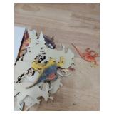 Amyhill 36 Pcs Christmas Dinosaur Ornament Wood Dinosaur Hanging Ornament Christmas Tree Topper Ornaments for Kids Boys Xmas Tree Party Holiday Decoration