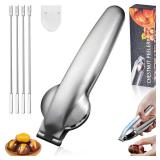 Chestnut Cutter Tool,Nutcracker Chestnut Clip, Metal Chestnut Cracker Tool, 304 Stainless Steel Kitchen Tools Multifunctional Chestnut Opener Nut Walnut,Kitchen Utensils Dried Fruit Opener