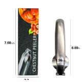 Chestnut Cutter Tool,Nutcracker Chestnut Clip, Metal Chestnut Cracker Tool, 304 Stainless Steel Kitchen Tools Multifunctional Chestnut Opener Nut Walnut,Kitchen Utensils Dried Fruit Opener