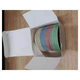 LOYIM 24 Pack 4 oz Soy Sauce Dish Small Dipping Bowls Unbreakable Mini Plastic Bowls Bulk Wheat Straw Dipping Dessert Bowls Dipping Sauce Cups for Soy, Snack, Side Dishes, Ketchup, BBQ(Multicolor)