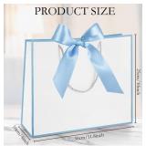 Silkfly 12 Pcs Thank You Gift Bags with Handle 12x10x4