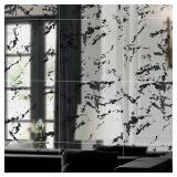 LiveInUrban 12PCS Foxed Silver Vintage Peel and Stick Mirror Effect Wall Decor, Distressed and Torn Stone Acrylic Wall Panel for Home Living Room Bedroom Office, 11\"x11\"