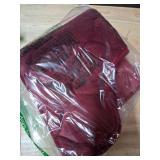 OLANLY Memory Foam Toilet Rugs U-Shaped 24x20, Ultra Soft and Absorbent Bathroom Rugs, Non-Slip, Comfortable, Machine Washable Contour Bath Mat for Toilet Base, Home Decor Accessories, Burgundy