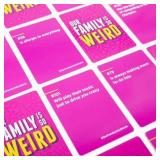 DSS Games Our Family is So Weird [A Family Card Game to Decide Whoâs Most Likely to | Game Night Idea for Teens, Adults & Groups | Great for Reunions, Vacation, Road Trips]
