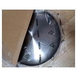 Sumerflos 304 (18/8) Stainless Steel Dinner Plates, 10\" Round Salad Plates, Serving Plate for Home Kichten, Outdoor Camping, Snack, Pizza and BBQ - Set of 4