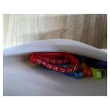 Chenkaiyang 12 Pack Puppy Collars for Litter, Adjustable Puppy ID Collars Soft Nylon Whelping Collars for Newborn Litter Pets