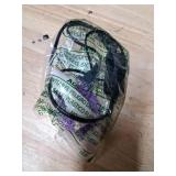 Honoson Mini Craft Iron Mini Heat Press Small Iron 3.93 x 2.36 x 2.76 in Portable Handy Tiny Flatiron with Charging Base Accessory for Fuse Bead Patch DIY Heat Transfer Vinyl(Purple)