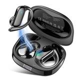 DUSONLAP Open Ear Earbuds, Bluetooth 5.4 Wireless Earbuds with Ear Hooks, 32H HiFi Stereo Open Ear Headphones with Clear Calls, IPX7 Lightweight Air Conduction Headphones for Workouts and Running