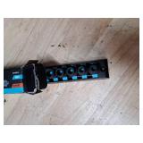 DURATECH 3/8\" Drive Stubby Impact Socket Set, Low Profile Impact Sockets, 14-Piece, Metric, Size Covers 6-19mm, Cr-Mo Steel, Organized in Magnetic Storage Rail