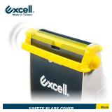 Excell ET-337 Heavy Duty Steel Desk Tape Dispenser (3\" Wide) with Safety Blade Cover, Desk Top Dispenser for Home,Office, Shop, Retail Store and Warehouse Wrapping Purpose (3 Inch)