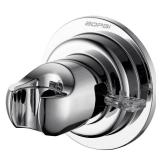 BOPai Suction Cup Shower Head Holder for Handheld Shower â No Drill, For Smooth Surfaces Only, Vertical Mount Only, Chrome