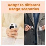 Hand Warmers Rechargeable,2 Pack Double Sided Heating Warmer That Surrounds Warmth for Palm and Fingers,Magnetic Electric Handwarmers 10000mAh with Adjustable Temp,Winter Gifts for Men and Women