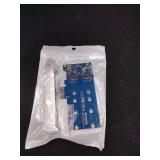 NFHK Dual SATA NGFF Key B+M SSD to PCI-E 1x Motherboard Desktop Adapter Converter SSD Card JMB582 2280