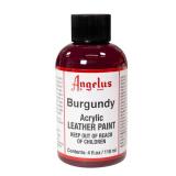 Angelus Acrylic Leather Paint, 4 oz, Burgundy