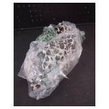 KALIDI Corduroy Tote Bag, Large Messenger Bag Shoulder Hobo Crossbody Zipper Bag Casual Work Shopping Women Leopard