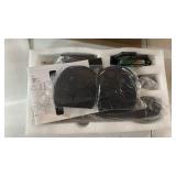 Kithouse K380A Wireless Microphones - Dual UHF Handheld Cordless Mics with Rechargeable Bluetooth Receiver - Karaoke/Speech/Church (Elegant Black)