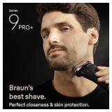 Braun Series 9 PRO+ Electric Shaver, Pro SensoAdapt, 6in1 SmartCare Center, Wet & Dry Razor, 9660CCPS, Black