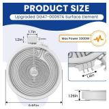 Upgrade MEE62385201 DG47-00067A 10 In Dual Radiant Surface Element Replacement Fit For L-G Electric Ranges - Range For Sam-sung stove - Replace MEE62385201 4010990,AP5967646,PS11720672 by AMI PARTS