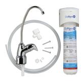 Culligan US 3 EZ-Change Under-Sink Drinking Water Filtration System with Dedicated Faucet and Filter, Chrome