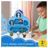 Fisher-Price Little People Toddler Toy Disney Frozen Carry Along Castle Case Playset with Figures for Pretend Play Kids Ages 18+ Monthsâ