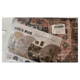 Engiw-Pink Brown 5x7 Area Rugs for Bedroom Living Room Rug Girl Nursery Rug for Study Room Dining Room Rugs Carpet Washable Easy Care Non Slip Soft