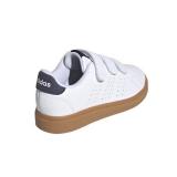 Adidas Unisex-Kids Advantage Base 2.0 Sportswear, White/Shadow Navy/Gum, 13
