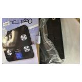 Ozeri Touch 440 lbs Total Body Weight Scale (Body Fat, Muscle, Bone, Weight & Hydration), Auto Recognition Bath Scale with Infant Tare