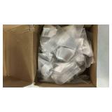 homdiy 25 Pack Cabinet Knobs Brushed Nickel Drawer Knobs - Square Cabinet Knobs for Dresser Drawers Silver Kitchen Cabinet Hardware