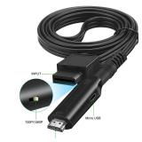 HDSUNWSTD Wii to HDMI 1M(3.2FT) Cable Converter,1080P/ 720P Wii HDMI Adapter Output Video Audio Wii HDMI Converter Supports All Wii Display Modes, NTSC .Compatible with Wii, Wii U, HDTV