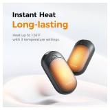 OCOOPA Magnetic Hand Warmers Rechargeable 2 Pack, Fast-Heat, UL Electric Portable Pocket Heater, Ultra-Thin Gloves, Hunting Accessories, Golf, Camping Gear, Women Purse Must Haves, Men Gifts, UT3 Lite