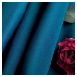 Ascoza 2pack 60x102 Inch Peacock Blue Rectangular Tablecloth 6 Feet Table Cloth in Polyester Fabric for Wedding/Banquet/Restaurant/Parties