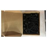 50-Piece YELIER Ball Bungee Cord (Black, 4\"), UV Resistant, Antioxidant, Secure Tie Down