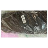 Wesiti Recliner Foot Pillow Cushion High Resilience Sherpa Memory Foam Bolster Sleeping Rest Multipurpose Half Roll Leg Pillow Suitable for Bed Chair Sofa Headrest Back Lumbar Leg Support(Chocolate)