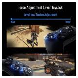 FLYDIGI Vader 4 Pro PC Controller Force Adjustment Lever Joystick, Hall & Micro Triggers, 1000Hz Report Rate, 4-Motor Stereo Vibration, 800mAh, Multi-Platform for PC/NS/Android/TV