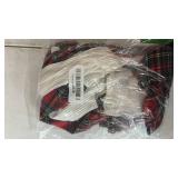 Christmas Toddler Girl Plaid Dress Long Sleeve Bow Patchwork Rib Ruffled Shirts Dress Baby Xmas Outfit (US, Age, 2 Years, 3 Years, Red)