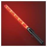 RoadHero 1 Pack Traffic Wand, 21 Inch Led Traffic Control Baton, Safety Light Wands with 2 Flashing Modes, Air Marshaling Signal Wand with Side Clip for Airport, Parking, Car Directing