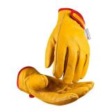 toolant Winter Leather Work Gloves, Warm Thinsulate Lining for Cold Weather Work, 100% Full Grain Cowhide with Abrasion and Puncture Resistance, Size Large