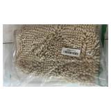 OLANLY Bathroom Rugs 24x16, Extra Soft Absorbent Chenille Bath Rugs, Rubber Backing Quick Dry, Machine Washable Bath Mats for Bathroom Floor, Tub and Shower, Home Decor Accessories, Beige