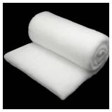 Pextian Christmas Snow Blanket Roll, 15.7 x 59In Fake Snow Blanket for Christmas Village -Snow Party Table Runner - Thick Fluffy Winter Wonderland Decor