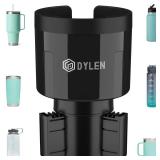 DYLEN Car Cup Holder Expander, Cup Holder Extender Adapter for Car with Expandable Insert, Compatible with Yeti 20/26/30oz, Hydroflask 32/40oz, Large Water Bottles in 3.0\"-4.1\"