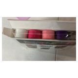 Grosgrain Ribbon 1 inch 20 Colors 5 Yards/Roll, Total 100 Yards Per Package for Christmas Tree, Wreath Decorations, Bow Making, Gift Wrapping, Flower Bouquet