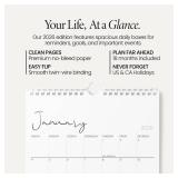 Karto Wall Calendar 2026 - Vertical 8.5x11 inch January 2026 to June 2027 - Boost Your Productivity and Easy Planning with the Aesthetic Monthly Calendar - Cursive