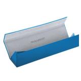 Paramint MatShield Light Blue, Durable Playmat Case - Compatible with Magic The Gathering, MTG Play Mat Tube - MTG Accessories - Premium Satin with Fabric Interior, Magnet Snap Closure