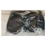 Aiphamy Winter Fluffy Faux Fur Headband Hat Ear Warmer Head Wrap Head Warmer for Women (Black)